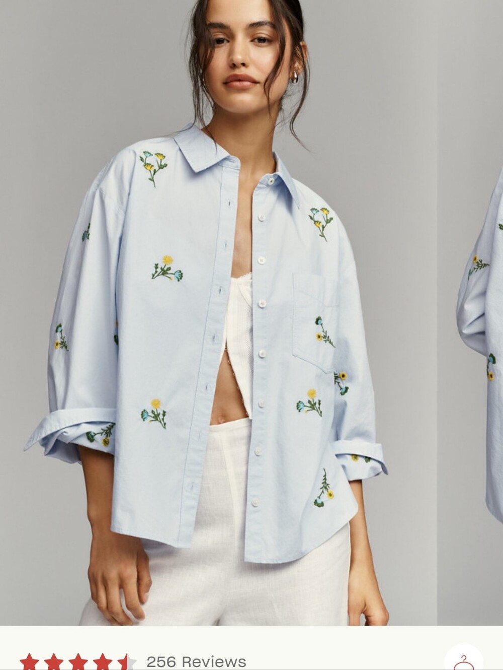 Anthropologie The Shruken Bennet Buttondown Shirt